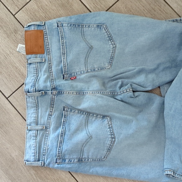 Levis 502 Size 38x32 Mens Jeans Stretch Med Wash Straight - Picture 2 of 4